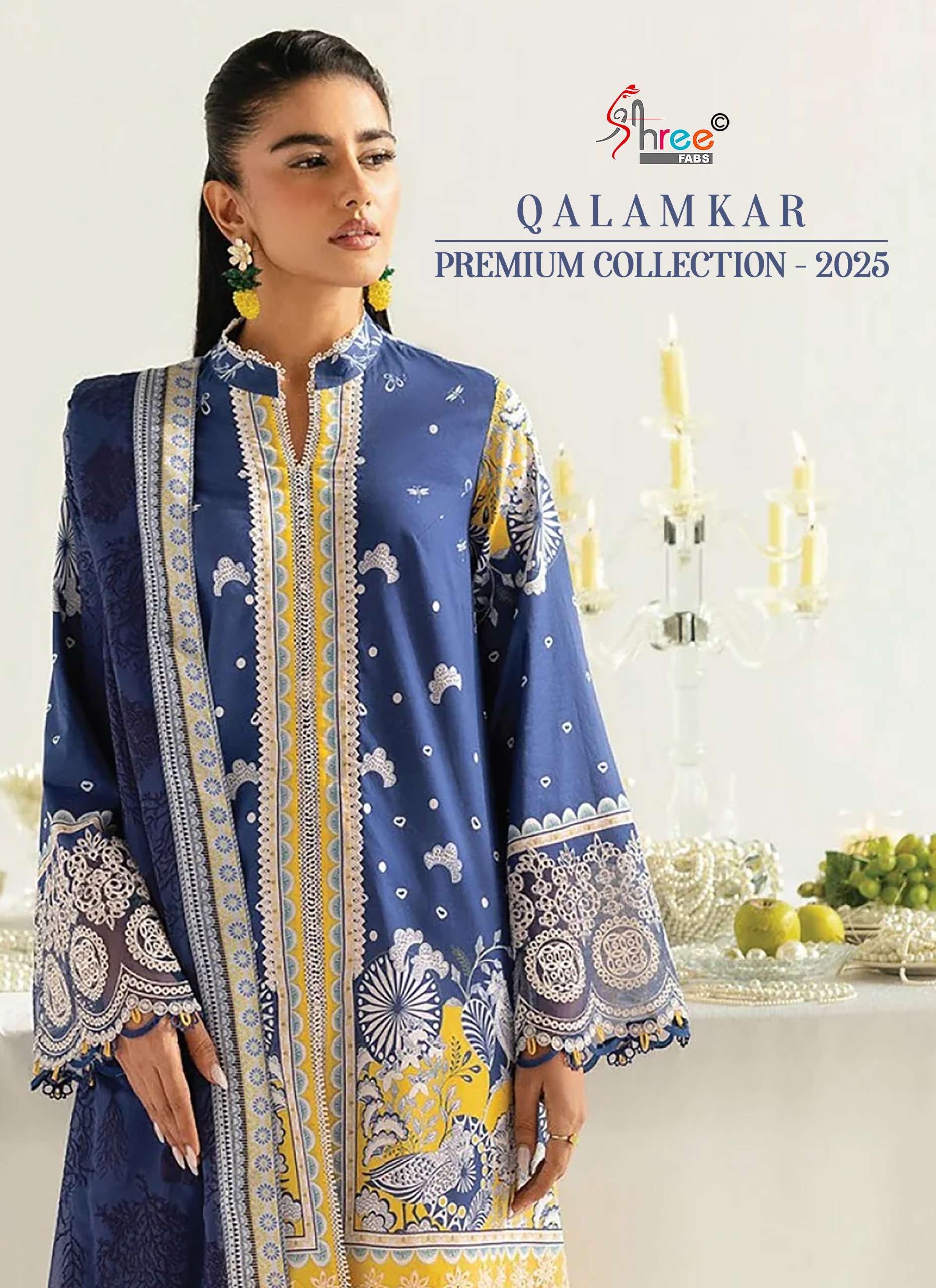 Qalamkar premium collection 2025 by Shree